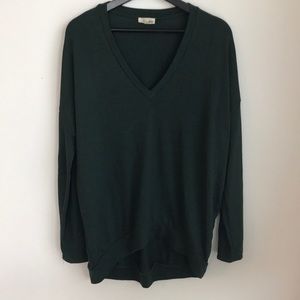 Aritzia Wilfred Dark Green Sweater
